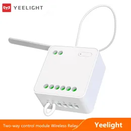 Controllo (versione globale) Yeelight Smart Dual Modulo di controllo Controller relè wireless Interruttore intelligente a 2 canali Per xiaomi Mijia mihome