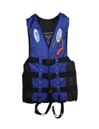 S3XL Dorosła kamizelka ratunkowa ratująca życie pływackie żeglarstwo gwizdek niebieski epe materiał 8890291