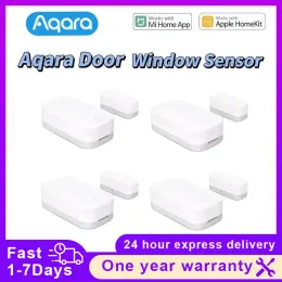 AQARA 도어 및 창 센서 제어 ZigBee 무선 연결 스마트 미니 도어 창 센서 Android iOS 용 Mi 홈 앱 작업