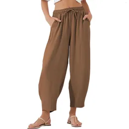 Calças femininas cintura alta perna larga sweatpants casual jovem yoga jogger pele amigável e confortável ropa de mujer