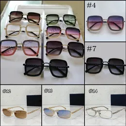 2 Styles Fashion Letters Full Frame Sunglasses for Men Women Summer Sun Glasses with Gift Box