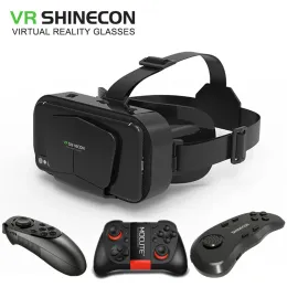 メガネ新しいVR Shinecon G10 Virtual Reality Glasses 3D VRボックススマートフォンヘッドセットヘルメットGoggleビデオゲームAndroidスマートフォン