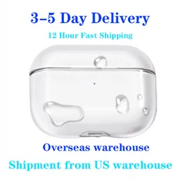 Per AirPods Pro 2 Air Pods 3 Aurnostruttura AirPod Max Max 2nd Generation Aurfoniche Accessori Silicone Copertura protettiva di protezione Apple Wireless Box Shock Aound Case