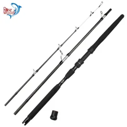 Ruten Neue 763 Salzwasser-Jigging-Angelrute, 18 kg, mittelschwere Power-SPINNING/POPPING-Rute mit ModFast-Aktion, 60250 g, 3050 lbs