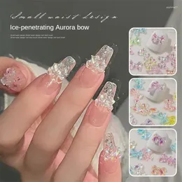 Nail Art Decorations Ice Through Drill Shiny Temperament Wild Healthy Materials Penetration White Accessories