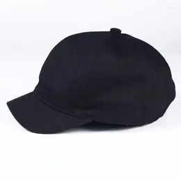 Ball Caps Sport Cap 4.5cm Short Brim Baseball For Women Men Outdoor Visor Casual Snapback Hats Retro Japanese Curved Hat