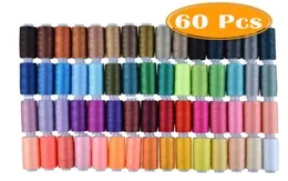 60pcs صندوق خياطة المنزل مجموعة مجموعة خيوط الخياطة متعددة الألوان ضرورية لعائلة السفر 2986984