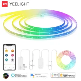 Controle versão global yeelight aurora faixa de luz inteligente 1s rgb colorido wifi 2m a 10m 60 led lightstripe para app xiaomi mi home homekit