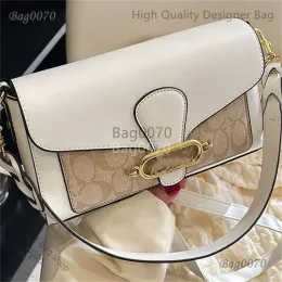 Designer Bag Underarm Light Luxury Square 2023 Nova Alta Aparência Contraste Cor Pequeno Design Um Ombro Crossbody Bag Tide 70% Off Outlet Clearance