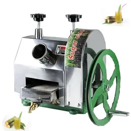 Commercial Sugarcane Juicer Hand Operated Stainless Steel Desktop Sugar Cane Machine Crusher