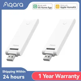 التحكم في AQARA E1 HUB جديد Zigbee 3.0 USB Smart Mini Gateway USB Wireless Connect App App عن بعد دعم IFTTT MIJIA MI HomeKit