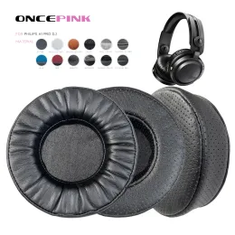 Accessories Oncepink Replacement Ear Pads for Philips A1 PRO DJ Headphone Thicken Cushion Earmuffs
