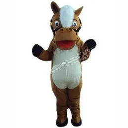 2024 venda quente cavalo burro mascote traje fantasia vestido carnaval tema dos desenhos animados fantasia vestido para homens