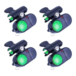 Tools 4PCS LED LIGHTS BITE BITE bite sensitive Electronic Adative Sound Carp Rod Daytime Night Easy Install Fishing Alarm Bell