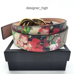 men designers belts womens belts mens waistband high quality Fashion casual leather belt waistbands for man woman Flower color beltcinturones 3.0-3.8cm''gg''047A