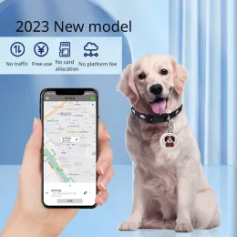 Trackers 4G Pet Tracker GPS Locator Dog Litilost Locator مقاومة للماء العثور