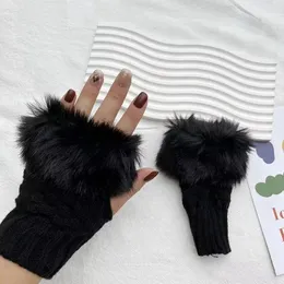 Nail Art Decorations Pography Background Nails Accessories Gloves Solid Color Fashion Fluffy Warm Mittens Po Backdrop Props Manicure Tools