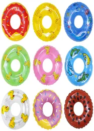 5 PCSSEST COLOTULL DOLL SWIMMING BUOLE RING FOR American Girl Dolls Accessories Beach Wathing DIY Toys2250952