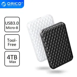 상자 Orico 외부 HD 사례 2.5 "HDD 케이스 USB 3.0에서 SATA 5GBPS 하드 드라이브 케이스 홀더 2.5 인치 SATA HDD/SSD CASE를위한 사례.