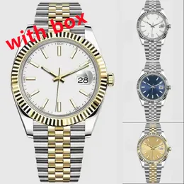 41 mm Automatyczne mechaniki męskie zegarki 904L ze stali nierdzewnej Super Luminous 2813 Ruch 28 31 mm kwarc Women Watch Pary Klasyczne Montre WristWatches XB03 B4