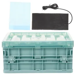 Nests Brooder Box 인큐베이터 계란 앵무새 치킨 부화 새 메추라기 고양이 고양이 보육원 병아리 재사용 가능한 원자화 고양이 패드 가열