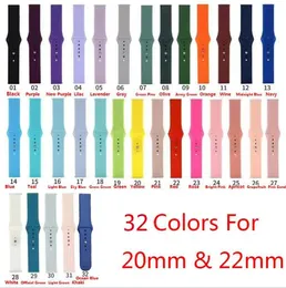 90 Colors Silicone Watchband Strap For Smart Watch For Samsung Galaxy Strap Sport Watch Replacement Bracelet Smart Straps