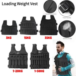 Attrezzatura Gilet con pesi di carico durevole da 335 kg Allenamento con i pesi regolabile Gilet per esercizi Giacca Abbigliamento da sabbia Attrezzatura per il fitness da boxe