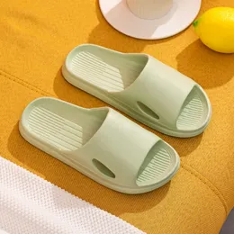 2024 newYYDSslippers female summer non-slip step on the shit sense home slippers couple bathroom drag wholesale
