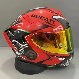 Shoei X14 X-Spirit III Panigale V4 Helmet Panigale Custom Racing Paint Full Face Motorcycle Helmet 240301