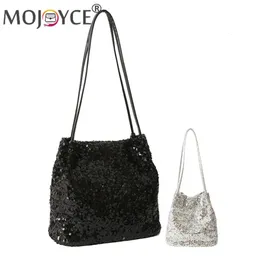 Women Crossbody Bag Large Capacity Sequins Pillow Crossbody Bag Breathable Durable Wear Resistance Fashion for Daily Leisure 240226