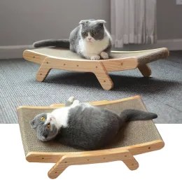 خدش القط الخشن خدش مكشفية قابلة للفصل سرير صالة 3 في 1 خدش وظيفة لتدريب القطط طحن ألعاب Cat Scratch Board