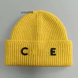 hats outdoor celne ceine CELINLY Designer brand mens beanie cel womens autumn and winter new classic letter C ne warm all-match celi knitted hats OOK0