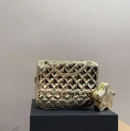 Projektantka luksusowa binarna łańcuch binarna mini torebki Messenger damska jakość ramion skórzana moda Fashe Fashe of Paint diad złoty srebro
