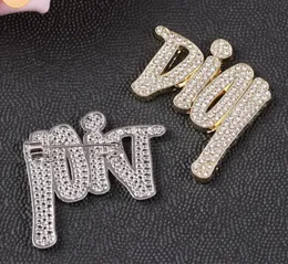 Pins Brooches Luxury Men Women Designer Brand Letter Brooches Plated Inlaid Crystal Rhinestone Jewelry Brooch Marry Wedding Suit Pins Party Accessories