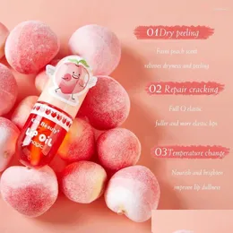 Lip Gloss Peach Moisturizing Waterproof Glossy Long Lasting Not Sticky Natural Tint Daily Makeup Oil Primer Drop Delivery Health Beaut Otokx