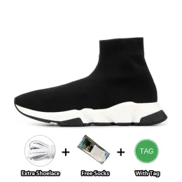 Designer Freizeitschuhe Mode Trainer Socke Plattform Männer Frauen Tripler Socken Stiefel Schwarz Weiß Graffiti Vintage Marke Luxus Trainer Speed Sneakers 36-45