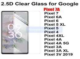 25D 033mm Açık Temperli Cam Telefon Ekran Koruyucu Google Pixel 7 7A 6A 6 5 5xl 5A 4 4A 4xl Pixel7 Pixel6a 5G3546562