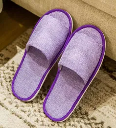 LINEN NON-SLIP COMOLL Disposable 2023 Gäst Hospitality Home Consuble Hotel Slippers Wholesale 68