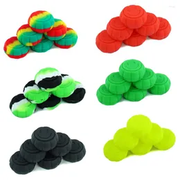 Garrafas de armazenamento 100pcs recipientes de cera de silicone de abóbora frascos recipiente personalizado óleo bho para cigarro