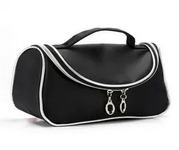Bag Black Makeup Bags Canvas With Mirror Double Zipper Coloris Cosmetic Make Up7765229
