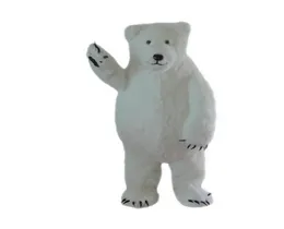 2019 Desconto de fábrica Trajes de mascote de urso polar branco personagem de desenho animado adulto Sz4843753