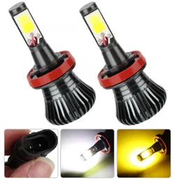 2PCS H11H8 80W Super Bright Car LED FOGLALLE CANVERITION KIT FOG مصباح مصباح مصباح سيارة إكسسور مصباح الضباب LED LIGHT FOR H11H86221982