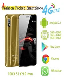 Pocket Mini Android Smartphone Satrend S11 Quad Courular GPS WiFi 4G LTE 2GB16GB ROM دعم Google Play Super Small Mobile P7045850