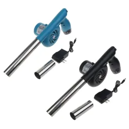 Kits Grillventilator, tragbares Luftgebläse, Ac100240 V, einstellbare Geschwindigkeit 5000 U/min, für Grill, Picknick, Camping, Feuer, wiederaufladbar