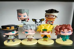 7pcs jojos tuhaf macera aksiyon figürü oyuncak kakyoin tenmei gümüş arabası kujo jotaro aero smith bebek araba süslemeleri 2205235451353