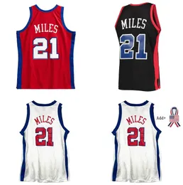 Stitched baskettröja Darius Miles 2000-01 Mesh Hardwoods Classic Retro Jersey Men Women Youth S-6XL