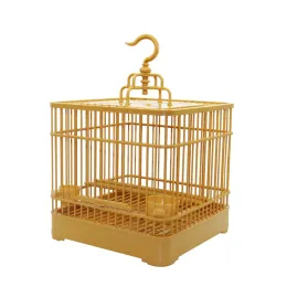 Nests Assembly Bird Cage With Feeder And Waterer Small Pet Bird Full Set Of Plastic Bird House Thrush Parrot Cage 23x23x22cm