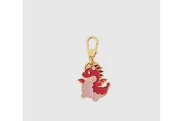 2024 Fashion Dragon Chinese New Year Car Keychain Jewelry Computer Ryggsäck Hangings Pendant Gift Sport Collectible