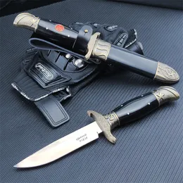 Third Generation Russian Nkvd Ussr Finka NKVD Outdoor Fixed Blade Knife Zinc Alloy + Resin Sheath Camping Tactical Military EDC Defense Tool 3300 4850 14850