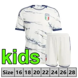 23/24 Italia Chiesa Soccer Jerseys 2023 Włochy 125th Raspadori Verratti Barella Donnarumma koszula Totti Lorenzo Politano Zaniolo Miretti Football Mundlid 6C7